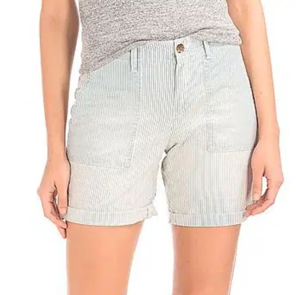 Gap Railroad Stripe ShortsWomen's Striped Shorts - Picture 1 of 5